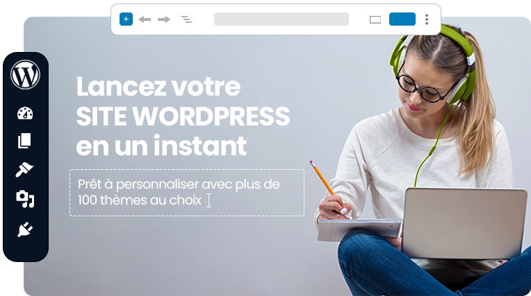 Hébergement WordPress simple et prêt à personnaliser